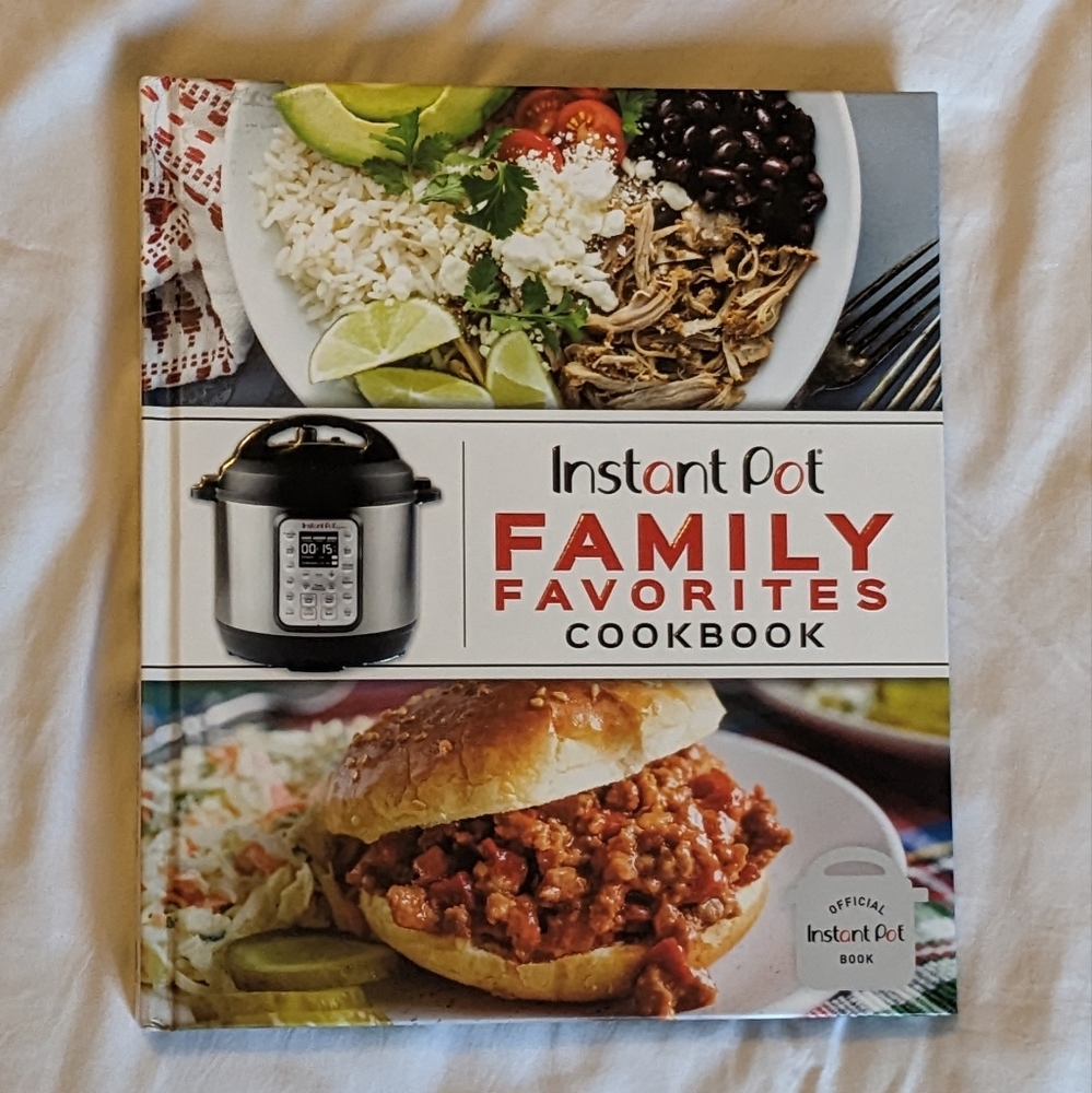 🆕 Instant Pot Family Favorite Cookbook Hardcover